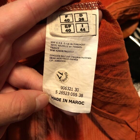 3 for $30! Xanaka orange snap tank top‎ - Picture 4 of 10